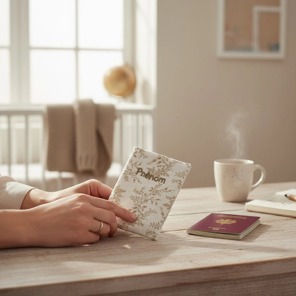 Protège passeport Petit Bois