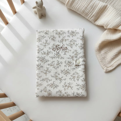 Protège Carnet de Santé Petit Feuillage