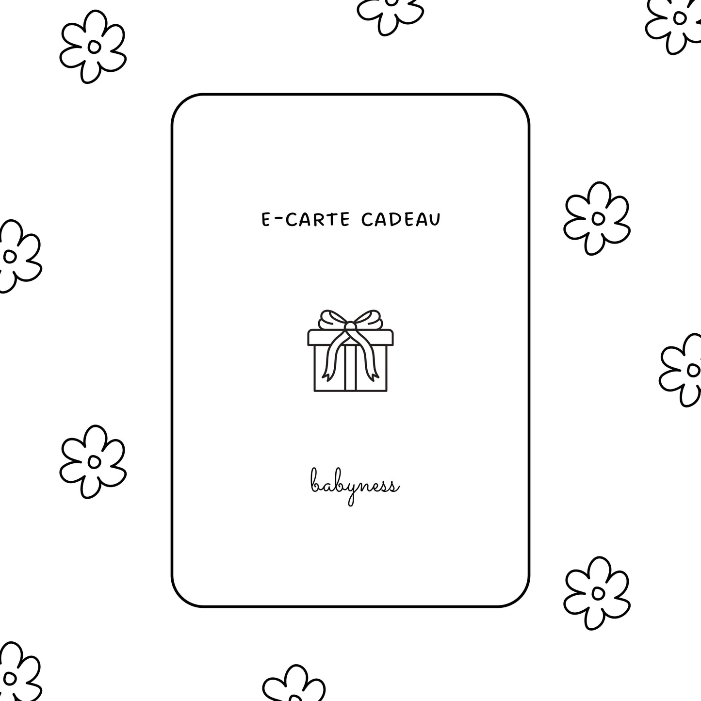 E-Carte Cadeau