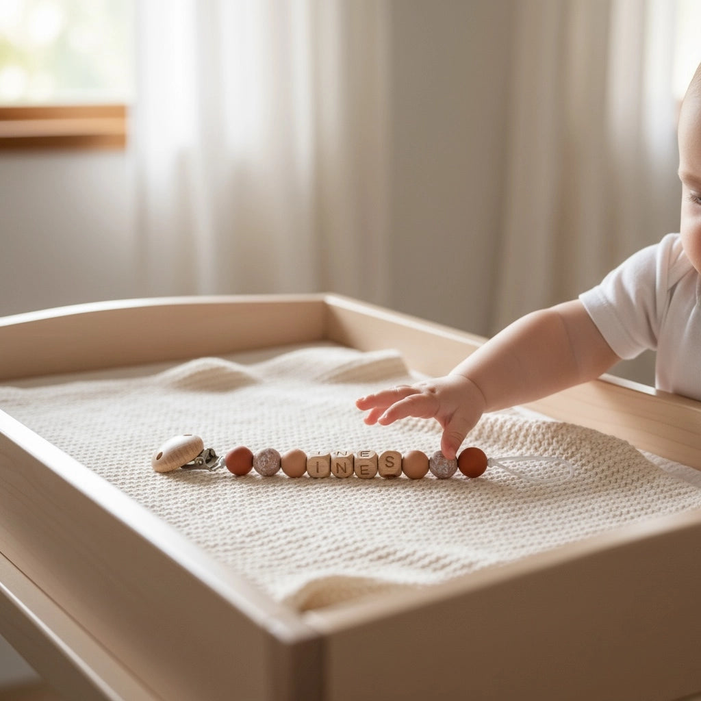 Attache-tétine Terracotta